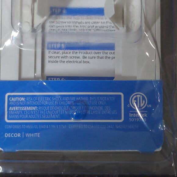 Hello Light Wall Plate Nightlight - Set of 2 - New in Package - Picture 6 of 6